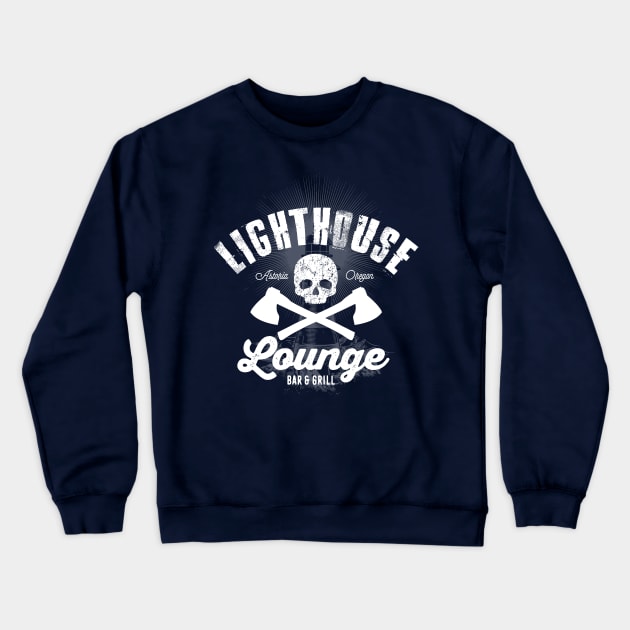 Lighthouse Lounge Crewneck Sweatshirt by MindsparkCreative